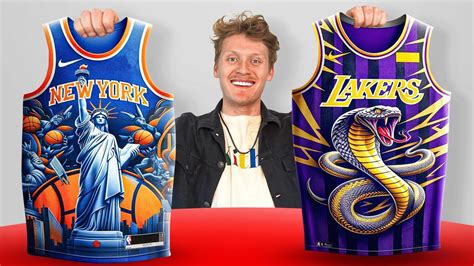 Whoever Makes the best NBA Jersey, WINS! .